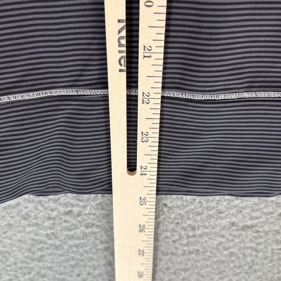 Foot Joy mens small Black and White striped Quarter-Zip Gold Pullover - Picture 10 of 15